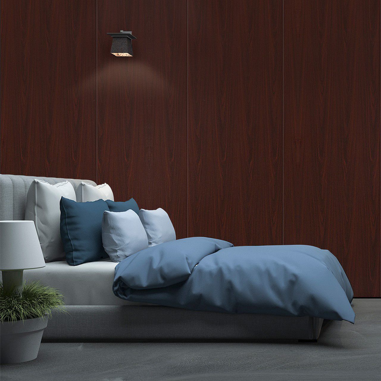 3036 Classic Mahogany (SMR) decorative Laminate sheets in India