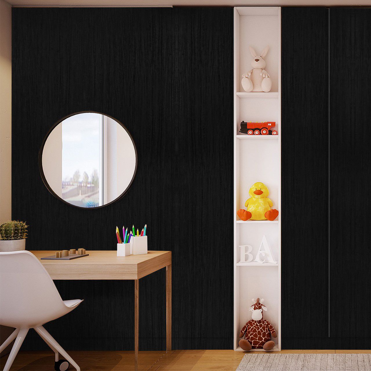 3646 Black (CFD) decorative Laminates in India