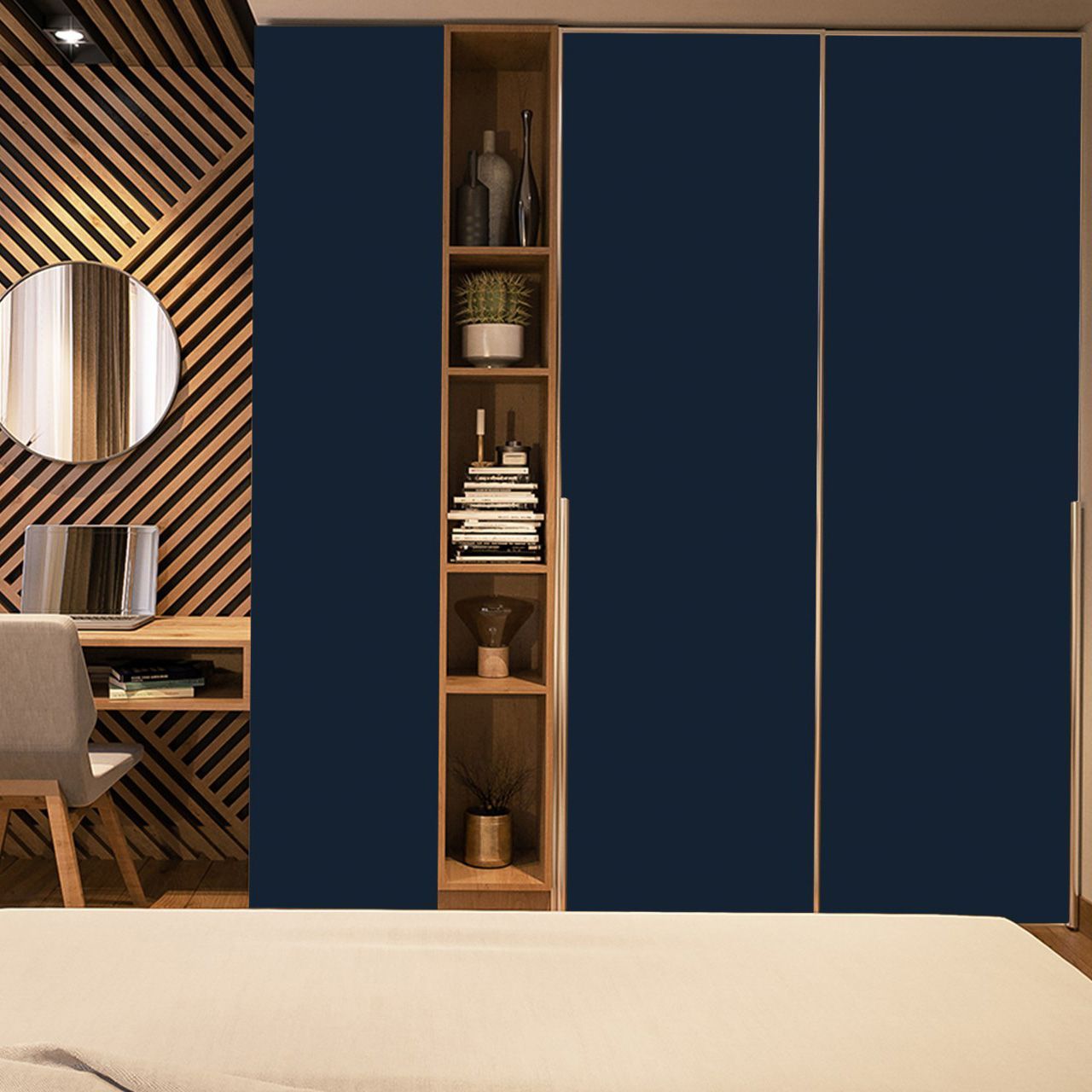 3586 Blue (SMR) decorative Laminates in India