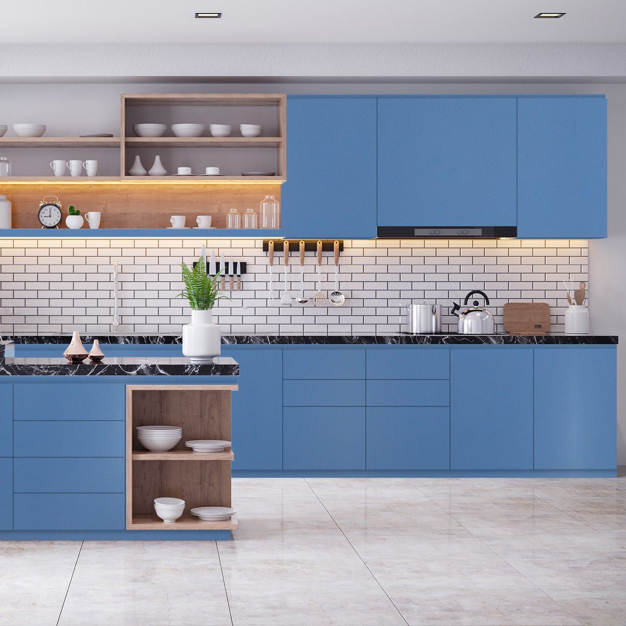 3593 Inky Blue (RSO) decorative Laminates in India